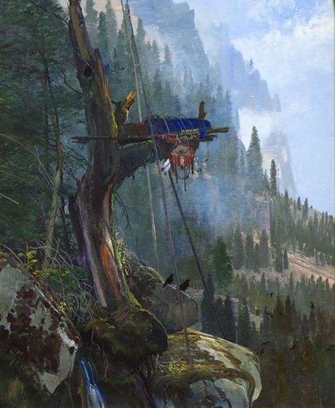 Michael Coleman - Auction lot details - Artist auction records Cabin Lodge, American Western, Sport Art, Mountain Cabin, Art Auction, Western Art, Native American Art, Oil Painting Landscape, Fishing Boats