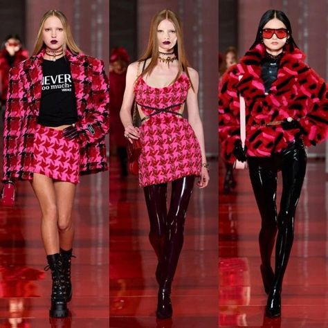 Versace Fall Winter 2022, Casual Club Outfits, Fw 2022, Runway Fashion Couture, Elegant Outfit Classy, Versace Fashion, Winter Trends, Winter 2022, Kpop Fashion Outfits