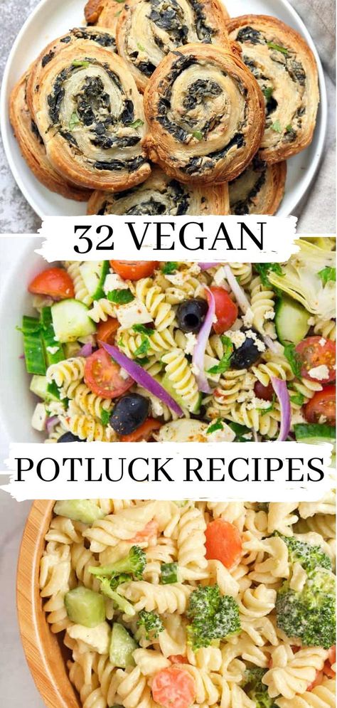 Vegan Potluck Recipes Easy, Easter Vegan Food, Easy Potluck Dishes Vegetarian, Potluck Recipes Vegan, Plant Based Potluck Recipes, Easter Vegan Recipes, Vegetarian Potluck Ideas, Easy Vegetarian Potluck Recipes, Potluck Dishes Vegetarian