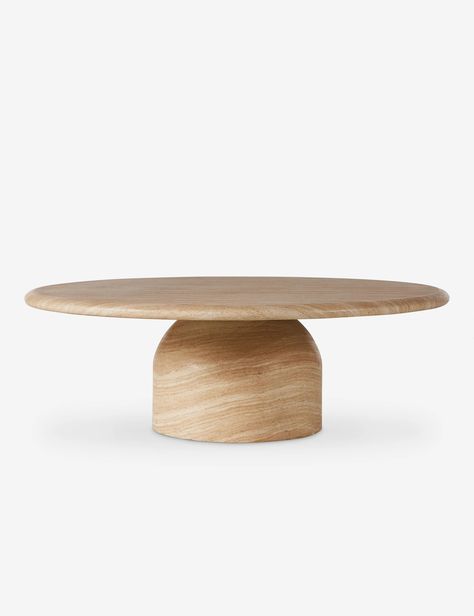 Vinci Round Concrete Coffee Table Burled Wood Furniture, Disc Interiors, Concrete Coffee Table, Cordless Table Lamps, Dining Design, Bright Living Room, Dining Room Storage, Lulu And Georgia, Exclusive Furniture