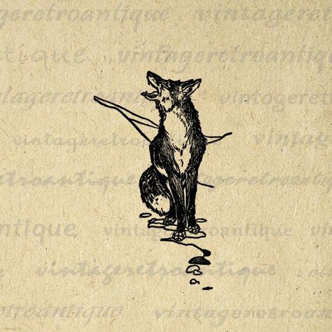 Wolf Graphic, 동화 삽화, Antique Artwork, Howling Wolf, Discreet Tattoos, Download Image, Fox Art, Wolf Howling, Flash Art