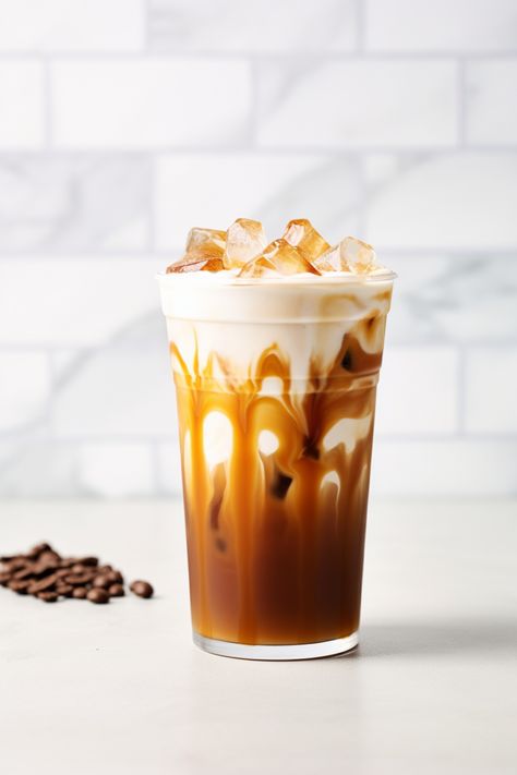 Discover the Keto Caramel Macchiato Starbucks Copy: A Guilt-Free Indulgence Recipe #ketodiet #ketorecipes #lowcarb Caramel Macchiato Aesthetic, Starbucks Packaging, Starbucks Caramel Macchiato, Coffee And Bakery, Caramel Macchiato Starbucks, Caramel Macchiato Recipe, Keto Caramel, Iced Caramel Macchiato, Cranberry Candles