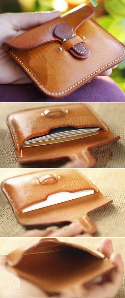 Handmade Leather Business Name Card Credit Card Holder Case-SR Card Holder Leather Handmade, Business Name Card, Leather Tool Roll, Business Card Wallet, Office Supplies Gift, Leather Business Card Holder, A4 Document, Leather Workshop, Card Holder Case