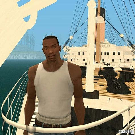 Gta Pictures, Gta Sandreas, Gta Pics, Carl Johnson, 2000s Vibe, Discord Profile, Gta Sa, Gta San, Cover Art Design