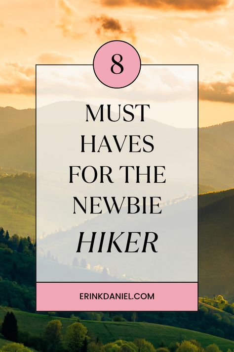 🌟 Discover the 8 Must-Haves for the Newbie Hiker! 🌟 Ready to hit the trails but not sure what to pack?  This guide is perfect for beginners! From essential hiking boots to hydration packs, we’ve got you covered. Click through to find the best items to ensure a safe and enjoyable hike.  🥾🌲 #HikingGear #BeginnerHiker #OutdoorAdventure #TrailReady #HikingEssentials #GearGuide #HikingTips #HikingLife #NatureLovers #GetOutside #ErinKDaniel Hiking List Packing, Moisture Wicking Clothes, Hiking List, Hiking Must Haves, Beginner Hiker, Hiking Supplies, Hiking Snacks, Favorite Questions, Hydrating Drinks