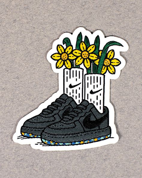 Nike / Parks & Rec on Behance Nike Logo Art Design, Drip Sticker, Nike Art, Art Direction Photography, Sneaker Art, Music Culture, Nike Wallpaper, Forward Thinking, Ashtrays