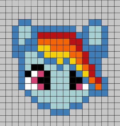 kandi bracelet tutorials | Autostraddle — Your Childhood Lives On In Perler Beads: 40 Nerdy 8 ... Melty Bead Patterns, Easy Pixel Art, Art Perle, Pixel Art Templates, Perler Crafts, Pony Bead Patterns, Graph Paper Art, Hama Beads Patterns, Bead Weaving Patterns