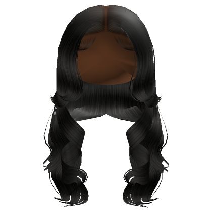 Middle Part Blowout [Black] Middle Part Blowout, Curly Blowout, Blowout Hairstyle, Roblox Hair, Roblox Code, Red Ink Tattoos, Blowout Hair, Create An Avatar, Middle Parts