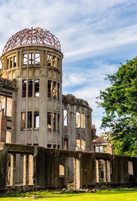 Hiroshima Peace Memorial (UNESCO) | Japan Travel | JNTO Hiroshima Japan Travel, Hiroshima Peace Memorial Park, Hiroshima Japan Aesthetic, Hiroshima Aesthetic, Hiroshima Photography, Hiroshima Travel, Japan Building, Japan Hiroshima, Hiroshima City