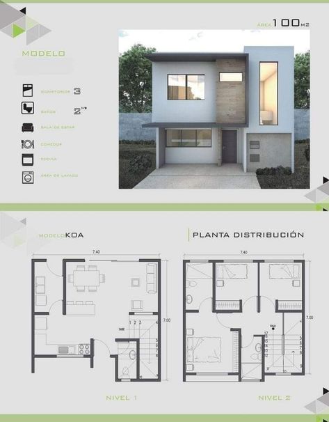 Small House Floor Plans, Tiny House Floor Plans, House Construction Plan, Bungalow Design, Home Design Plan, House Blueprints, Home Building Design, Modern House Plans, Sims House