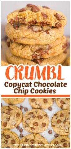 Crumble Chocolate Chip Cookie Recipe, Crumbl Chocolate Chip Cookies, Easy Homemade Chocolate Chip Cookies, Cookie Dough Filling, Homemade Chocolate Chips, Baking 101, Homemade Chocolate Chip Cookies, Chocolate Chip Cookies Recipe, Frozen Cookies