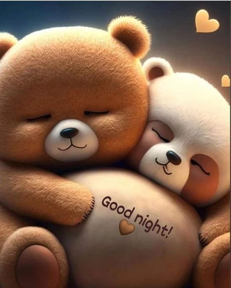 Bear Good Night, Good Night Teddy Bear, Day And Night Quotes, Cute Teddy Bear Pics, Good Night Quotes Images, Teddy Boy Style, Good Night Sweetheart, Baby Teddy Bear, Good Night Flowers