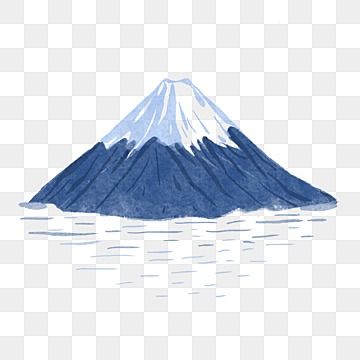 Gunung Fuji, Japanese Mountains, Mountain Aesthetic, Fuji Mountain, Japanese Travel, Style Japanese, Mount Fuji, Png Transparent, Clipart Images