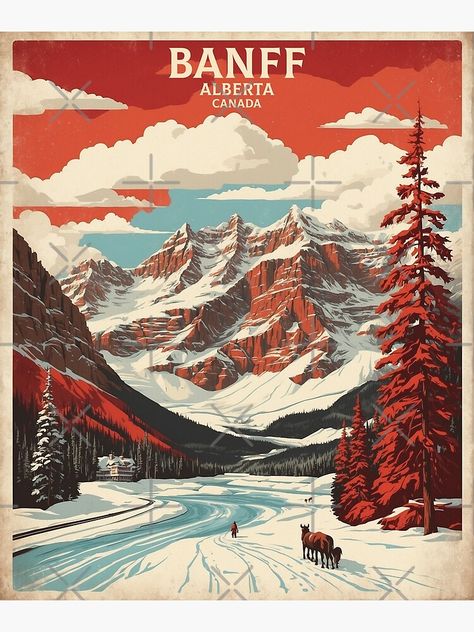 Add some fun and beauty to your home with this Canadian traveler design or give it as the perfect gift! Canadian Aesthetic, Soul Images, Poster Tourism, Vintage National Park Posters, Posters Canada, Canadian Things, Landscape Posters, City Postcard, Canada National Parks