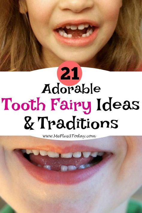 Be prepared with this list of adorable tooth fairy ideas and traditions, so you won't get caught off guard when your child loses their first tooth! First Tooth Loss Ideas, Lose First Tooth Cute Ideas, Tooth Fairy Alternatives, Lost First Tooth Ideas, First Tooth Fairy Visit, Toothfairy Ideas Gifts, Toothfairy Notes First Tooth, Tooth Fairy Visit Ideas, First Lost Tooth Ideas