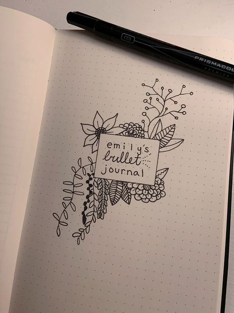 First Page Ideas, Bullet Journal Vintage, Journal First Page, Bullet Journal First Page, Bullet Journal Titles, January Bullet Journal, Bullet Journal Key, Bullet Journal Cover Page, Drawing Journal