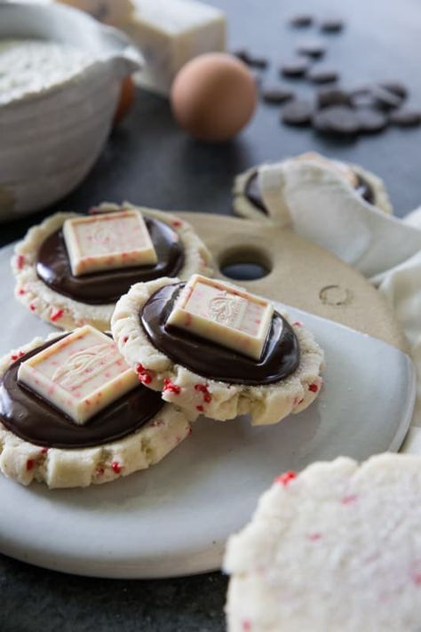 Chocolate Peppermint Bark, Peppermint Sugar Cookies, Christmas Baking Recipes, Peppermint Sugar, Peppermint Bark, Holiday Cookie, Cookie Exchange, Christmas Snacks, Christmas Cooking