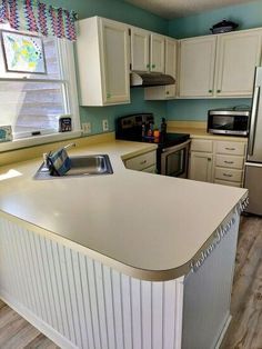 Kitchen countertop redo cheap