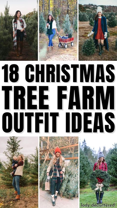 18 Christmas Tree Farm Outfit Ideas Tree Farm Outfits, Tree Farm Outfit Ideas, Farm Outfit Ideas, Christmas Tree Farm Outfit, Farm Outfits, Christmas Tree Farm Pictures, Tree Farm Pictures, Farm Family Pictures, Tree Farm Photo Shoot