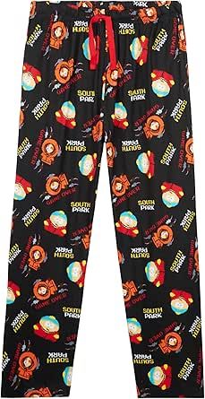 South Park Mens Pajama Bottoms - Comfy Cotton Loungewear Trousers, Gifts for Him Loungewear Trousers, Mens Pyjama Bottoms, Mens Pajama, Cotton Loungewear, Gifts For, For Him, Pyjama Bottoms, Pajama Bottoms, Mens Pajamas