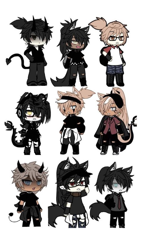 Free to use !! Gacha Boys Outfits, Free Boy Ocs Gacha Life, Gacha Life Characters Ideas Boy, Gacha Boy Oc Ideas, Boy Gacha Oc, Gacha Club Oc Boy, Oc Gacha Boy, Gacha Life Outfits Boys, Gacha Boy Oc