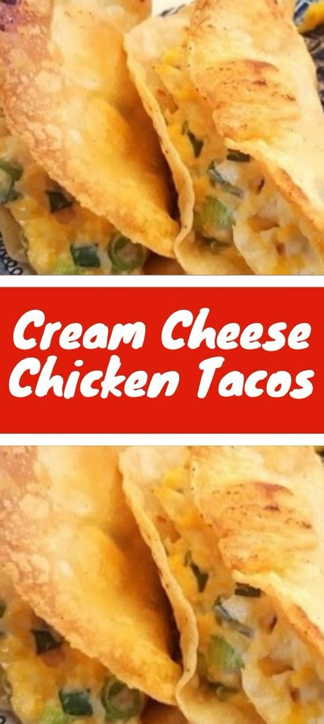 Cheese Chicken Tacos, Easy Shredded Chicken, Slow Cooker Shredded Chicken, Make Shredded Chicken, Slow Cooker Chicken Tacos, Baked Chicken Tacos, Cheese Tacos, Fried Tortillas, Chicken Taco Recipes