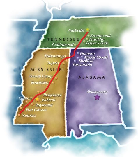 15 Must See Stops on the Natchez Trace Parkway Natchez Trace Parkway, Mississippi Travel, Natchez Trace, Road Trip Map, Road Trip Places, State Of Tennessee, Fall Getaways, Us Road Trip, Motorcycle Travel