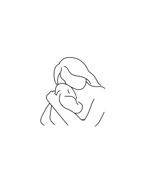 Minimal Mother Tattoo, Simple Motherhood Tattoo, Mothers Love Tattoo, Minimalist Mom Tattoo, Mother And Son Art, Mother And Baby Tattoo, Angel Baby Art, Mother Tattoo, Baby Angel Tattoo