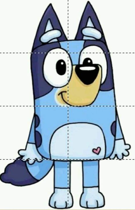 Bluey Cardboard Cutout, Bluey Piñata, Bluey 3rd Birthday Party, Bluey Pinata, Bluey 3rd Birthday, Banners Ideas, Bluey Y Bingo, Diy Pinata, Bluey Birthday