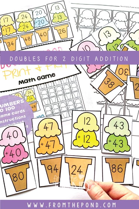 Two Digit Addition Activities, 2 Digit Addition Activities, Addition Activities For Grade 2, Addition Activity For Grade 2, Double Addition Activities, Double Digit Addition Activities, Addition Activities For First Grade, Double Digit Addition And Subtraction, Two Digit Addition