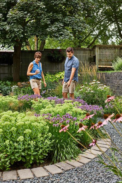 Pollinator Garden Ideas, Pollinator Garden Design, Low Maintenance Backyard, Naturalistic Garden, Dutch Gardens, Hosta Gardens, Garden Flower Beds, Native Plant Gardening, Low Maintenance Landscaping