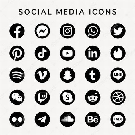 Social media icons vector set with facebook, instagram, twitter, tiktok, youtube logos Free Vector Instagram Png, Social Network Icons, Social Media Icons Vector, Whatsapp Logo, Social Media Icons Free, Logo Youtube, Sri Ram, Ram Image, Logo Instagram