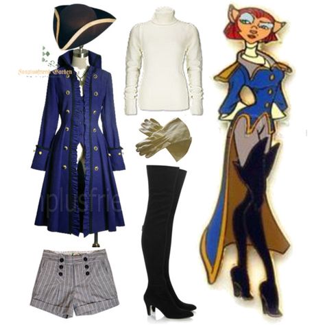 "Captain Amelia Smollet" by ketutar on Polyvore Treasure Planet Captain Amelia, Captain Amelia, Geeky Fashion, Disney Bound Outfits, Dapper Day, Casual Cosplay, Treasure Planet, Geek Chic, Cosplay Ideas