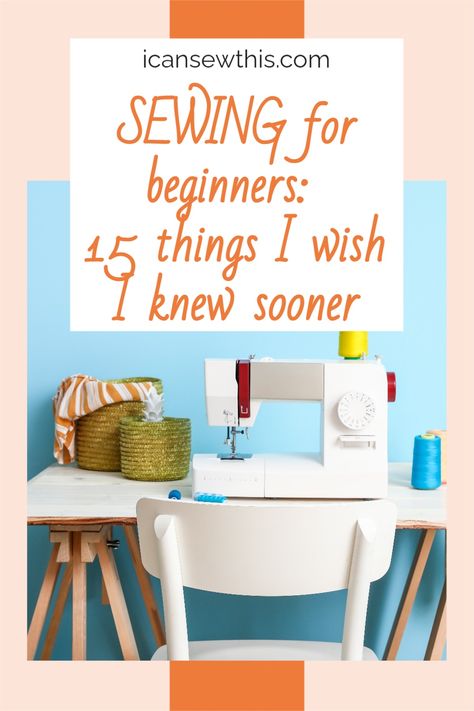 Today I want to share some ideas that might help beginner sewists along the way. These are 15 things I wish I knew when I started sewing. I hope some of these suggestions will make your sewing journey a little smoother. Learning any new skill is going to be challenging at times, and sewing does have a steep learning curve. However, it’s totally doable to teach yourself how to sew, and you will be better at it with time. Sewing Tips For Beginners, Free Sewing Tutorials, Tips For Sewing, Beginners Sewing, Sewing Courses, Learning To Sew, Sewing 101, Beginner Sewing Projects Easy, Sew Ins