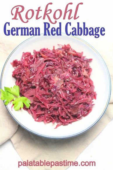 Rotkohl - German Red Cabbage – Sweet And Sour Red Cabbage, Slow Cooker Red Cabbage, Sauteed Red Cabbage, Cooked Red Cabbage, German Red Cabbage, Red Cabbage With Apples, Sweet And Sour Cabbage, Sour Cabbage, Red Cabbage Recipes