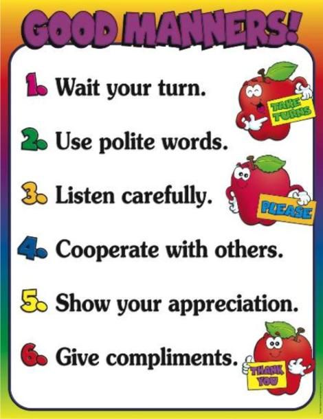 Manners Preschool, Manners Chart, Manners Activities, Manners For Kids, Country Dates, Gentlemens Guide, Classroom Rules Poster, Classroom Charts, Good Manners