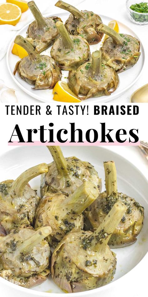 Ancient Roman Food Recipes, Italian Artichokes Recipes, Roman Artichoke Recipes, Artichoke Francaise Recipe, Italian Artichoke Recipes, Fresh Artichoke Recipes, Polenta Party, Artichoke Dishes, Canned Artichoke Recipes