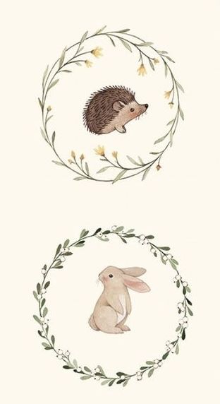 Easter Crafts Nursery, Illustration Lapin, Peter Rabbit Illustration, Vintage Kids Room, Mises En Page Design Graphique, Woodland Rabbit, Woodland Animal Art, Forest Drawing, Woodland Watercolor