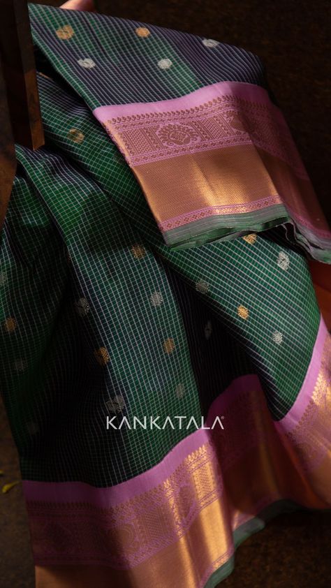 Pattu Sarees Wedding, Saree Color Combinations, Silk Marvel, Silk Saree Blouse Designs Patterns, Kanjivaram Sarees Silk, Lehenga Saree Design, Bridal Sarees South Indian, Checks Saree, Indian Sari Dress