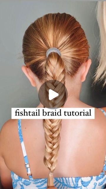 Audrey McClelland on Instagram: "FISHTAIL BRAID TUTORIAL ❤️ I’m asked about this hair tutorial all the time, so I love to share this one! Here is a simple fishtail braid hair tutorial for you to try. This is such a pretty and easy braid to do!  . I share all of the hair products that we love and use in my stories and in my highlights. Feel free to ask me any questions that you might have!  . #hairdo #braidideas #braidinspo #braidinspiration #braid #simplehairstyles #simplehair #simplehairstyle #easyhairstyles #easyhairstyle #easyhairstylesforgirls #cutehairstyles #cutehair #hairvideo #hairideas #hairinspo #hairinspiration #hairvideos #hairidea #schoolhairstyles #schoolhair #hairstyles #hair #hairstyle #hairtutorial #hairtutorials #fishtailbraid" Fishtail Braid With Ponytail, Fun Easy Braided Hairstyles, How To Fish Tale Braid, How Do You Fishtail Braid, French Braiding Hairstyles, Fish Braids Hairstyles, Braid Simple Hairstyles, How To Fishtale Braid, How To Do Fish Tail Braids