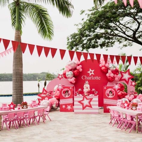 American Girl Themed Birthday Party, American Girl Party Ideas, Girls 7th Birthday Party Ideas, American Girl Doll Birthday Party, American Girl Doll Party, American Girl Party, Girl Birthday Party Ideas, American Girl Baby Doll, Fiesta Bluey