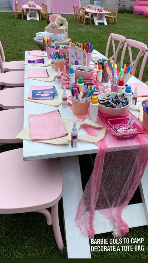 Barbie Party Games, Barbie Birthday Party Games, Girls Barbie Birthday Party, Barbie Party Decorations, Barbie Theme Party, Barbie Kids, Toddler Birthday Party, Cute Birthday Ideas, Barbie Birthday Party