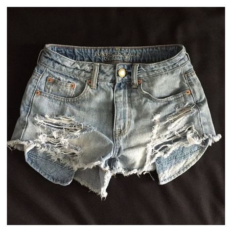 Denim Shorts Style, Shorts Ripped, American Eagle Outfits, American Eagle Jean Shorts, Festival Shorts, Ripped Shorts, American Eagle Shorts, Fashion 101, Shorts Jeans