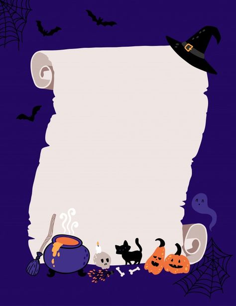 Modelo de convite de halloween para fest... | Premium Vector #Freepik #vector #festa #criancas #dia-das-bruxas #desenho-animado Halloween Invitaciones, Kids Halloween Party Invitations, Halloween Invitation Template, Halloween Club, Halloween Infantil, School Halloween Party, Happy Halloween Banner, Halloween Labels, Halloween Invitation