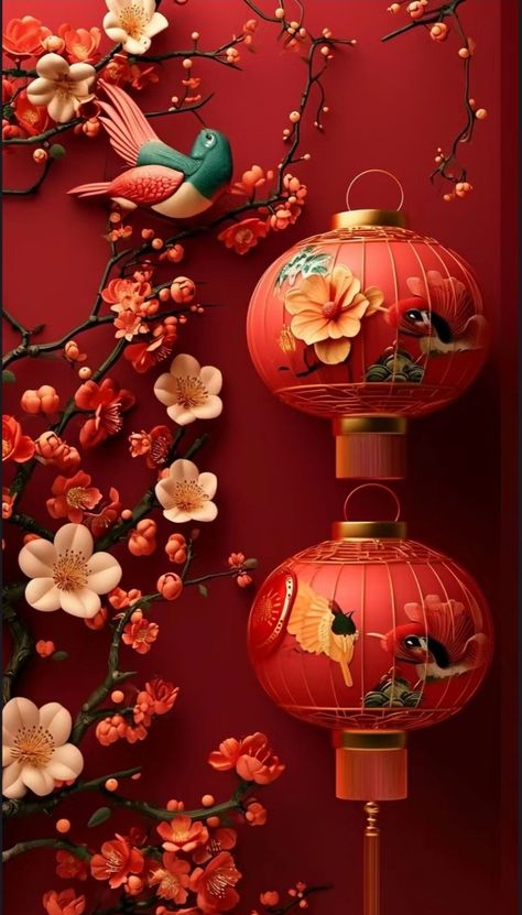 Lunar New Year Background, Cny Wallpaper, Angpao Design, Chinese New Year Wallpaper, Yin Yang Illustration, Chinese New Year Background, Tea Wallpaper, Chinese New Year Poster, Chinese Theme