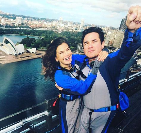 A Lois and Clark Reunion! Teri Hatcher and Dean Cain Stage ‘Soaring’ Selfie 20 Years After Series Finale Terri Hatcher, Superman Love, Dean Cain, Superman And Lois Lane, Julie Benz, Teri Hatcher, Danny Trejo, Bonnie Tyler, Superman Family