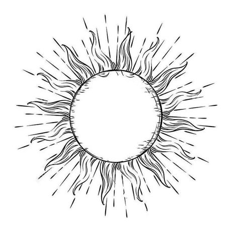 Abstract Sun Tattoo, Icarus Tattoo, Sun Tattoo Designs, Tree Tattoo Designs, Creative Circle, Sun Tattoos, Sun Tattoo, Tree Tattoo, Shoulder Tattoo