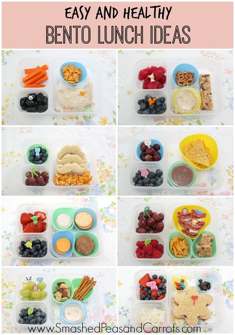 Bento Lunch Ideas, Healthy Bento Lunches, Healthy Bento, Bento Box Lunch For Kids, Food Display Table, Smashed Peas, Baby Lunch, Preschool Lunch, Lunch Planning