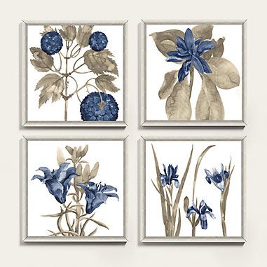 Framed Prints | Ballard Designs Botanical Studies, Decorating Walls, Soft Watercolor, White Fireplace, Frame Square, Ballard Designs, Mirror Art, French Country Decorating, Leaf Art