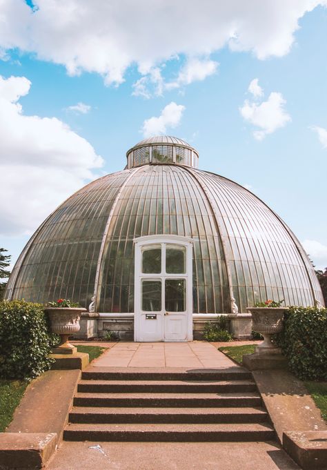 Want to visit a public garden with the family this spring? Visit the link in my bio for some family-friendly suggestions across the UK. #PublicGardens #Gardens #Greenhouse #GlassGreenhouse #Spring #FamilyFriendly Glass Green House, Greenhouse Pictures, Rainforest Biome, Green Dome, Outdoor Play Areas, Victorian Pictures, Spring Images, Victorian Garden, Garden Entrance